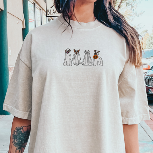 Ghost Dogs Embroidered Tee